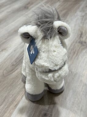 Piccoli Plush Horse Spring Floral Stuffed Animal NWT Soft Embroidered Halter